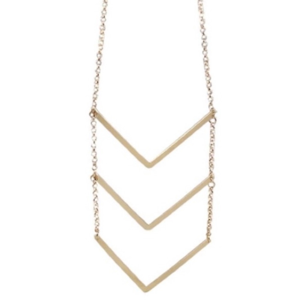 Geometric Chevron Boho Necklace